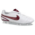 Nike Air Legend II FG Soccer Shoes (White/Red)