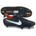 Nike  Tiempo Mystic  IV SG Soccer Shoes (Black/Orange)