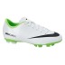 Nike Youth Mercurial Victory IV FG Soccer Shoes (White/Green)