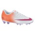 Nike Womens Mercurial Vortex FG Soccer Shoes (White/Magenta)
