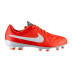 Nike Youth Tiempo Genio Leather FG Soccer Shoes (Crimson)