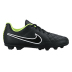 Nike Youth Tiempo Rio II FG-R Soccer Shoes (Black/Black/Volt)