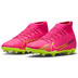 Nike Youth   Mercurial Superfly 9 Club FG Shoes (Pink Blast/Volt)