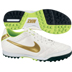 Nike  Tiempo Mystic IV Turf Soccer Shoes (White/Gold) - SALE: $57.50