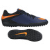 Nike HyperVenomX Pro Turf Soccer Shoes (Midnight Navy/Orange)