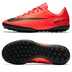Nike Youth Mercurial Victory  VI Turf Soccer Shoes (Crimson/Black)