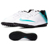 Nike Youth Bomba Turf Soccer Shoes (White/Blue Lagoon/Black)