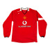 Nike Youth Manchester United Long Sleeve Soccer Jersey (Home 2006)