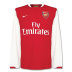 Nike Arsenal Long Sleeve Soccer Jersey (Home 2007)