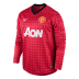 Nike  Manchester United Long Sleeve Soccer Jersey (Home 2012/13)