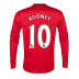 Nike Manchester United Rooney LS Soccer Jersey (Home 2012/13)
