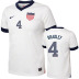 Nike USA Centennial Bradley #4 Soccer Jersey (2013/14)