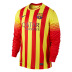 Nike Barcelona Long Sleeve Soccer Jersey (Away 2013/14)