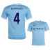 Nike Manchester City Kompany #4 Soccer Jersey (Home 2013/14)