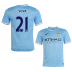 Nike Manchester City Silva #21 Soccer Jersey (Home 2013/14)