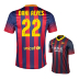 Nike Barcelona Alves #22 Soccer Jersey (Home 2013/14)
