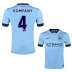 Nike Manchester City Kompany #4 Soccer Jersey (Home 2014/15)