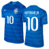 Nike Brasil Neymar #10 World Cup 2014 Soccer Jersey (Away)
