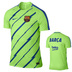 Nike Barcelona Dry Warm Up Soccer Jersey (Ghost Green)