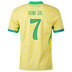 Nike Youth  Brazil Vini Jr. #7 Soccer Jersey (Home 2024)