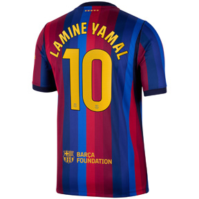 Nike Youth  Barcelona  Yamal #10 Soccer Jersey (Home 26/27)