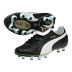 Puma  King XL I FG Soccer Shoes (Black/White)