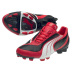Puma  v3.08 I FG L Soccer Shoes (Black/Red)