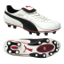 Puma  King XL I FG Soccer Shoes (White/Black)