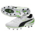 Puma Womens  King Finale I FG Soccer Shoe (White/Black)