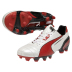 Puma King FG Soccer Shoes (White/Red)