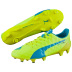 Puma evoSpeed  SL - S FG Soccer Shoes (Safety Yellow/Blue)
