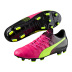 Puma evoPower 4.3 Tricks FG Soccer Shoes (Pink Glo/Yellow)