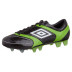 Umbro Stealth Trophy A HG Soccer Shoes (Black/Lime)