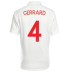 Umbro England Gerrard #4 Soccer Jersey (Home 2010/11)