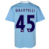 Umbro  Manchester City Balotelli #45 Soccer Jersey (Home 2011/12)