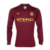 Umbro  Manchester City  Long Sleeve Soccer Jersey (Away 2012/13)