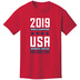 Utopia USA USWNT 4 Star World Cup Champions Tee (Red 2019)