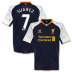 Warrior Liverpool Suarez #7 Soccer Jersey (Alternate 2012/13)