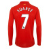 Warrior Liverpool Suarez #7 LS Soccer Jersey (Home 2012/13)