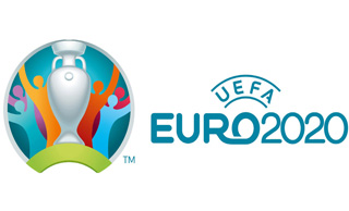 UEFA Euro 2020 Logo White