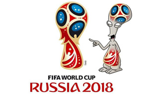World Cup 2018 Logo White Roger American Dad
