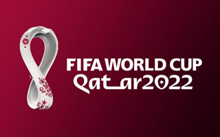 World Cup 2022 Qatar Red Logo