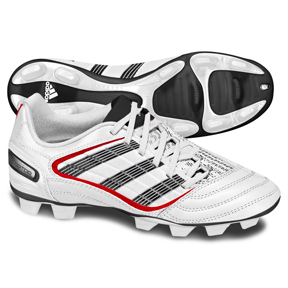 adidas Womens Absolado_X TRX FG Soccer Shoes (White/Black) @ SoccerEvolution