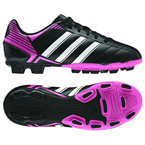 adidas Youth Puntero VIII TRX FG Soccer Shoes (Black/White/Pink)