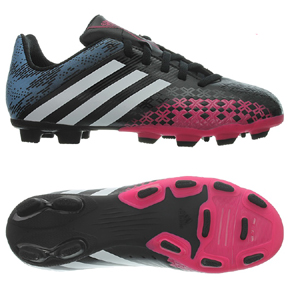 adidas Womens Predito LZ TRX FG Soccer Shoes (Black/Pink)