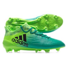 adidas X  16.1 FG Soccer Shoes (Solar Green/Black)