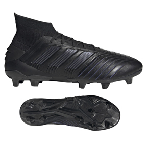 adidas predator 19.1 leather fg core black