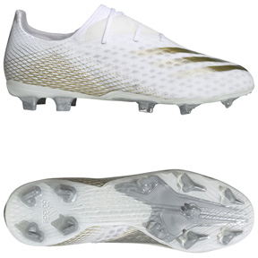 adidas soccer shoes white and gold