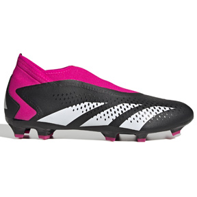 adidas  Predator  Accuracy.3 Laceless LL FG (Black/Pink/White)