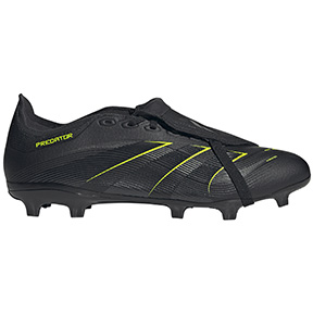 adidas  Predator League FT FG Soccer Shoes (Black/Carbon/Lemon)